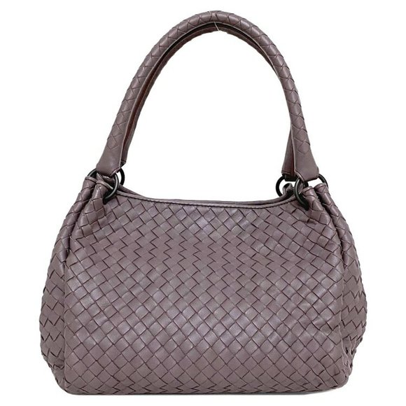 Bottega Veneta | Bags | Bottega Veneta Handbag Purple Gray Intrecciato ...